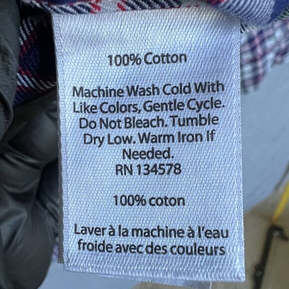 Vineyard Vines Mens S Gingham Pink Blue Green Classic Fit Tucker Shirt Preppy - Picture 12 of 13